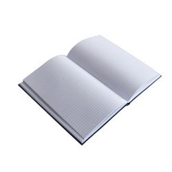 Beírókönyv A5, 96lap, keményfedeles egyszínű Lipa Mill kockás