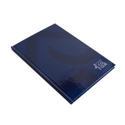 Beírókönyv A5, 96lap, keményfedeles egyszínű Lipa Mill kockás