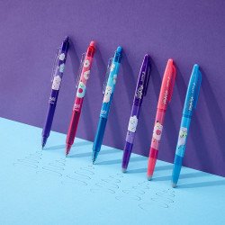 Rollertoll 0,7mm, törölhető Pilot Frixion Clicker Fancy Violet, írásszín kék