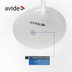 Asztali LED lámpa, Minimal, 4W, 4000K, AVIDE, fehér