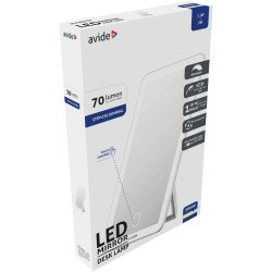 Világítós sminktükör, LED, 3,5W, AVIDE, adapterrel Iroda üzemeltetés, munkavédelem Avide