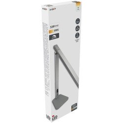 Asztali LED lámpa, összecsukható, 8W, 5000K, AVIDE, szürke Iroda üzemeltetés, munkavédelem Avide