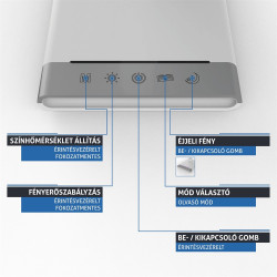 Asztali LED lámpa, Scott, 12W, 5000K, AVIDE, fehér