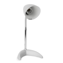 Asztali lámpa, Basic, C-talpas, max. 40W, AVIDE, ezüst