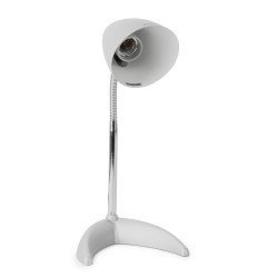 Asztali lámpa, Basic, C-talpas, max. 40W, AVIDE, ezüst