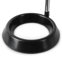 Asztali lámpa, Basic, O-talpas, 11W, AVIDE, fekete