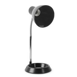 Asztali lámpa, Basic, O-talpas, 11W, AVIDE, fekete Iroda üzemeltetés, munkavédelem Avide