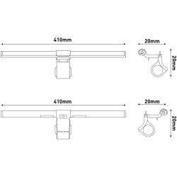 Monitor lámpa, LED, USB, 5W, AVIDE, fekete