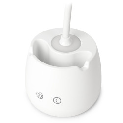 Asztali LED lámpa, tolltartóval, 5W, 6400K, AVIDE, fehér