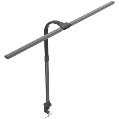 Asztali LED lámpa, duplafejű, 18W, AVIDE, fekete