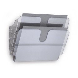 Prospektustartó A4, Durable Flexiplus 2 db/csomag, áttetsző Irodatechnika, kellékei Durable