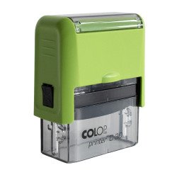 Bélyegző C30 Colop zöld átlátszó ház/kék párna