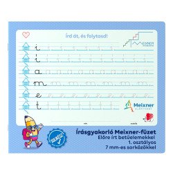 Füzet iskolai, 32lap, írás gyakorló előírt 1.osztályos fekvő Süni Meixner Író- irodaszer, papíráru Ico