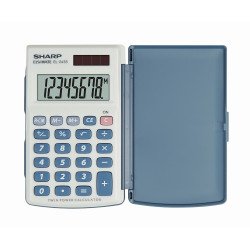 Zsebszámológép 8 digit Sharp EL-243S fehér