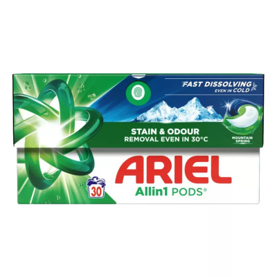 Mosókapszula 30 db/doboz Ariel Mountain Spring