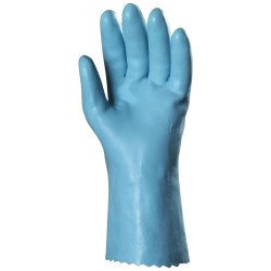 Gumikesztyű vegyszerálló latex méret: 6-os hossz 30 cm EP_520610 kék