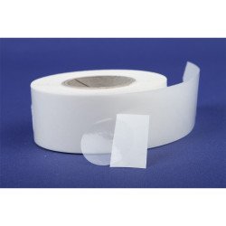 Etikett címke, 40mm, körcímke tekercses, PP 1000 db/tekercs átlátszó Etikett - címke Egyéb
