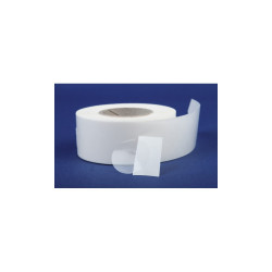 Etikett címke, 30mm, körcímke tekercses, PP 1000 db/tekercs átlátszó Etikett - címke Egyéb