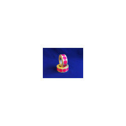 Etikett címke, 20mm, körcímke tekercses, 1000 címke/tekercs fluo pink Etikett - címke Egyéb