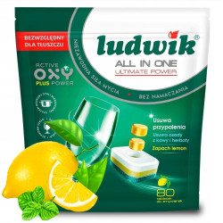 Mosogatógép tabletta 80 db/doboz Ludwik All in Ultimate Power Gépi mosogatás Egyéb