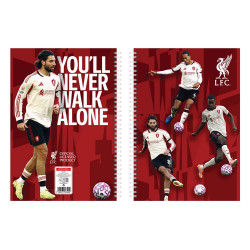 Füzet spirál A4, 70lapos, vonalas 10 db/csomag Liverpool Író- irodaszer, papíráru Nebulo
