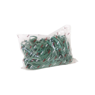Gumigyűrű 150mmx8mm, széles 1kg/csomag, zöld