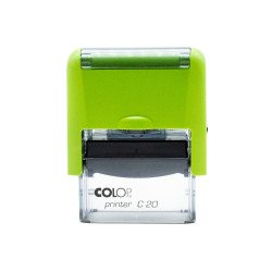Bélyegző C20 Colop átlátszó zöld ház/fekete párna Bélyegző és kelléke Colop