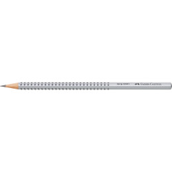 Grafitceruza 2H, háromszögletű GRIP 2001 Faber-Castell ezüst test Grafitceruza Faber - Castell