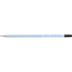 Grafitceruza B,radíros háromszögletű GRIP 2001 Faber-Castell égkék test Grafitceruza Faber - Castell