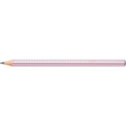 Grafitceruza B,metál háromszögletű SPARKLE Jumbo Faber-Castell rózsa test Grafitceruza Faber - Castell
