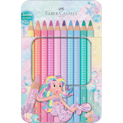 Színes ceruza készlet háromszögletű SPARKLE Faber-Castell 10klf. szín Író- irodaszer, papíráru Faber - Castell