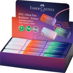 Radír pvc forgácsmentes színátmenetes Faber-Castell égkék-rózsa, türkiz-kék Író- irodaszer, papíráru Faber - Castell