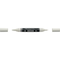 Akril marker kétvégű MULTIMARK 101 Faber-Castell fehér Dekormarker Faber - Castell
