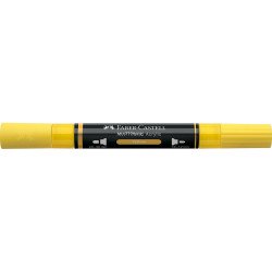 Akril marker kétvégű MULTIMARK 108 Faber-Castell sárga