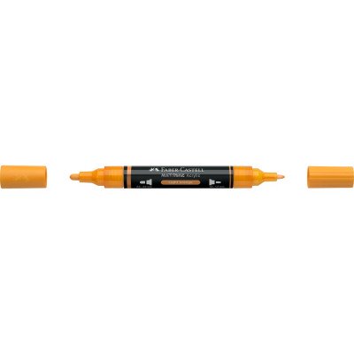 Akril marker kétvégű MULTIMARK 309 Faber-Castell világos narancs