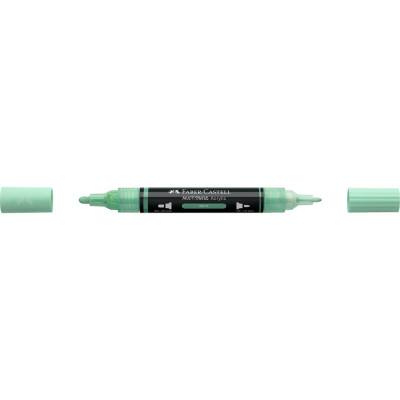 Akril marker kétvégű MULTIMARK 412 Faber-Castell mentazöld