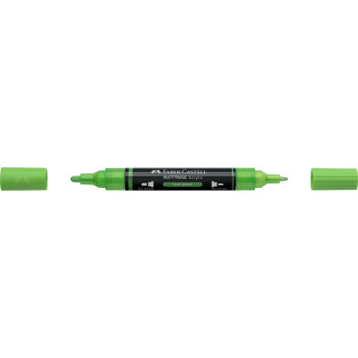 Akril marker kétvégű MULTIMARK 112 Faber-Castell levélzöld