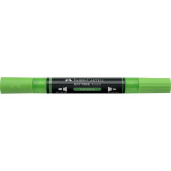 Akril marker kétvégű MULTIMARK 112 Faber-Castell levélzöld