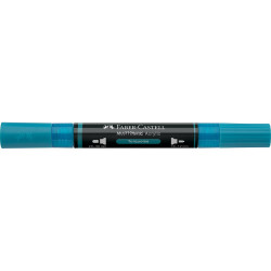 Akril marker kétvégű MULTIMARK 313 Faber-Castell türkiz