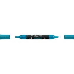 Akril marker kétvégű MULTIMARK 313 Faber-Castell türkiz Dekormarker Faber - Castell
