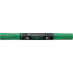 Akril marker kétvégű MULTIMARK 316 Faber-Castell zöld
