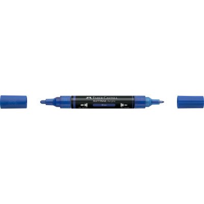 Akril marker kétvégű MULTIMARK 120 Faber-Castell kék