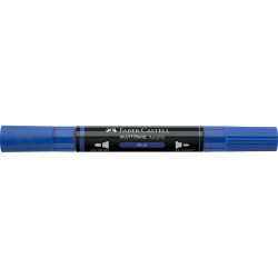 Akril marker kétvégű MULTIMARK 120 Faber-Castell kék