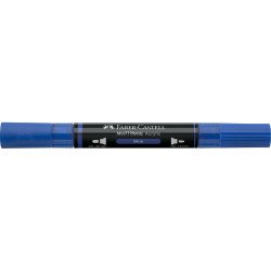 Akril marker kétvégű MULTIMARK 120 Faber-Castell kék