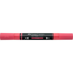 Akril marker kétvégű MULTIMARK 124 Faber-Castell vörös