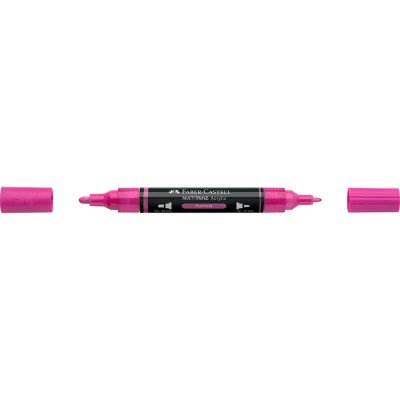 Akril marker kétvégű MULTIMARK 125 Faber-Castell fukszia