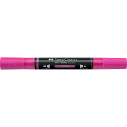 Akril marker kétvégű MULTIMARK 125 Faber-Castell fukszia