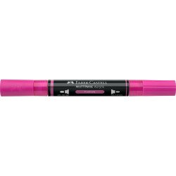 Akril marker kétvégű MULTIMARK 125 Faber-Castell fukszia
