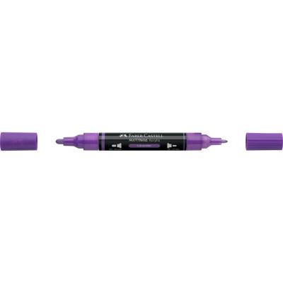 Akril marker kétvégű MULTIMARK 136 Faber-Castell levendula