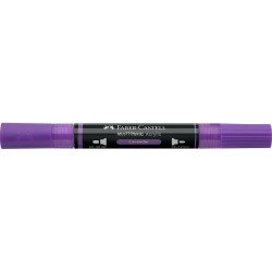 Akril marker kétvégű MULTIMARK 136 Faber-Castell levendula